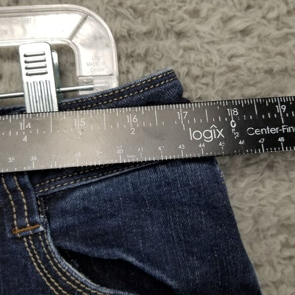 Lane Bryant Jeans Womens16 Blue Zip Ankle Genuis Fit Stretch Denim - Picture 4 of 10